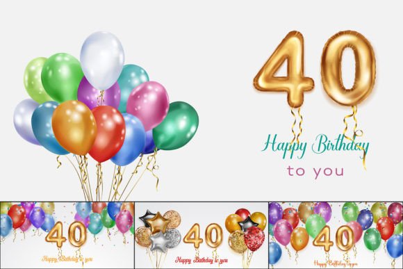 Download Festive Birthday Illustrations - Illustrations Collection