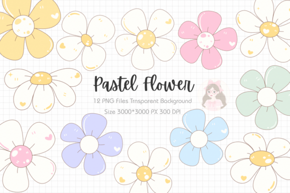 Download Spring Pastel Flower Clipart PNG - Spring Collection