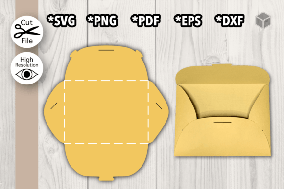 Download Card Envelope Template No Glue Required - Premium Resources