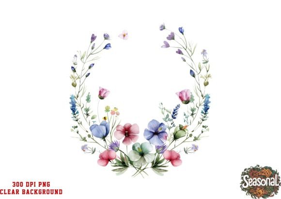 Download Watercolor Spring Wildflower Clipart - Spring Collection