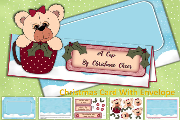 Download Christmas Card Making Kit with Envelope - Envelope Collection