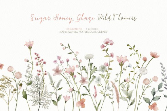 Download Watercolor Spring Wildflower Clipart - Spring Collection