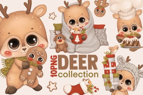 Download Christmas Collection Deer - Deer Collection